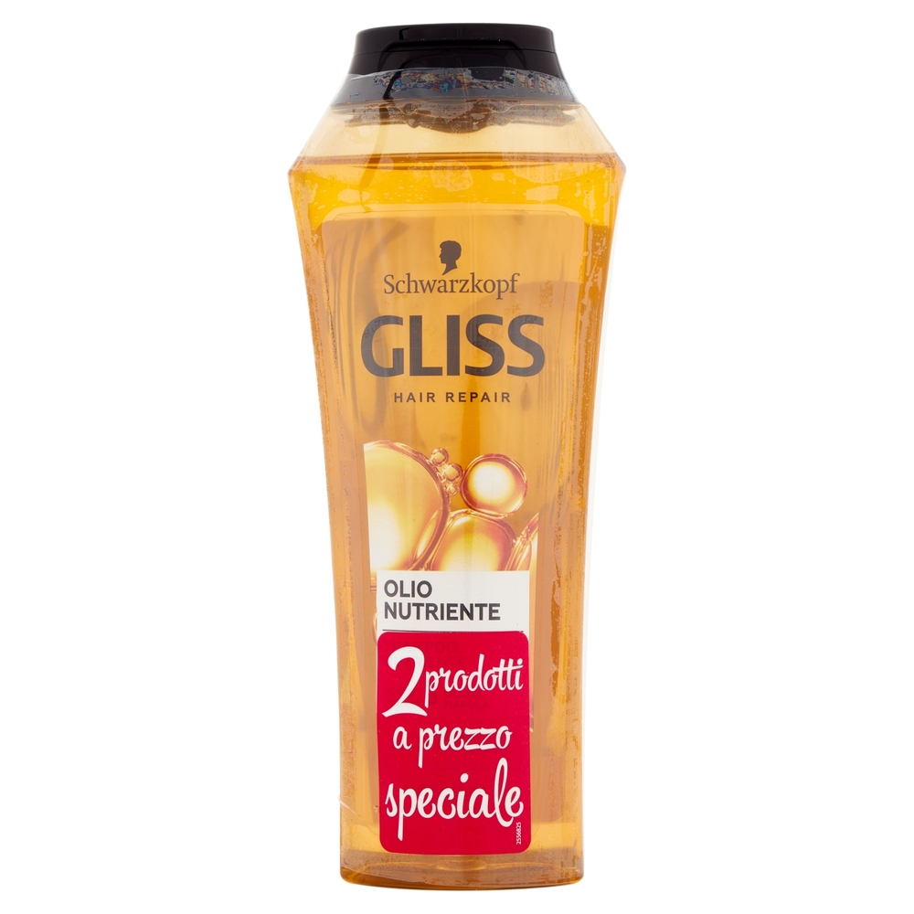 Gliss Hair Repair Olio Nutriente Shampoo Nutriente 2 x 250 ml